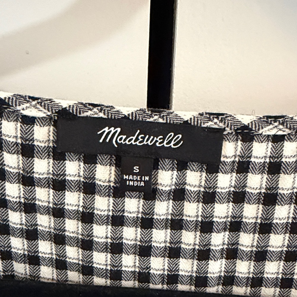 Madewell Checkered Button-Down Blouse - image 2